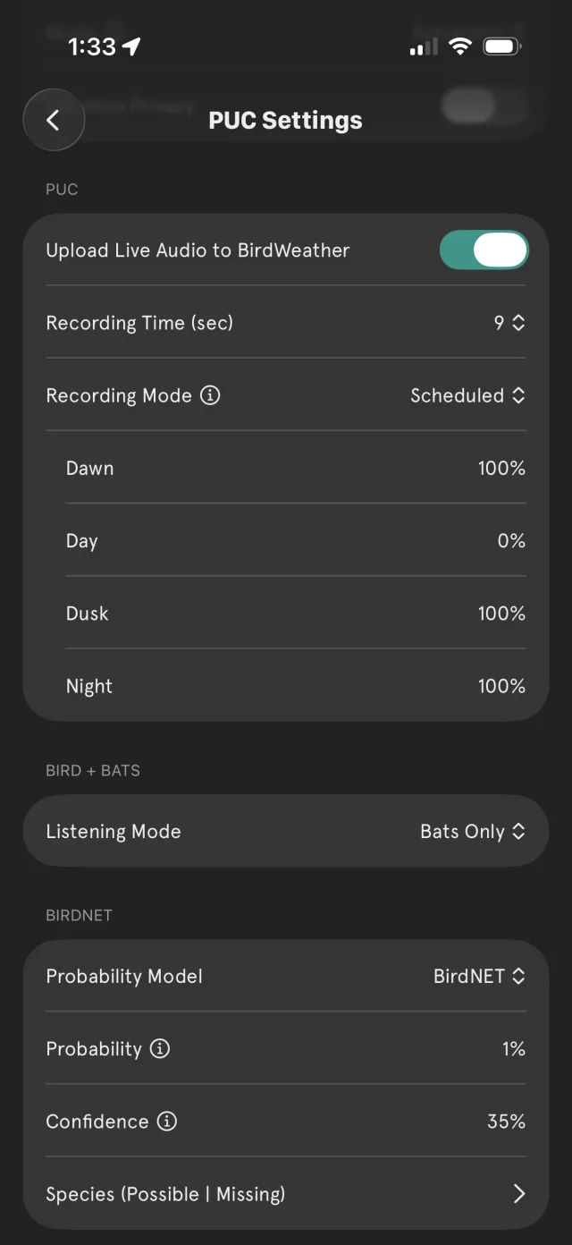 Bats Only — the device dedicates itself to the ultrasonic band